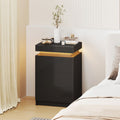 Advwin Bedside Table 3 Drawers With LED Light