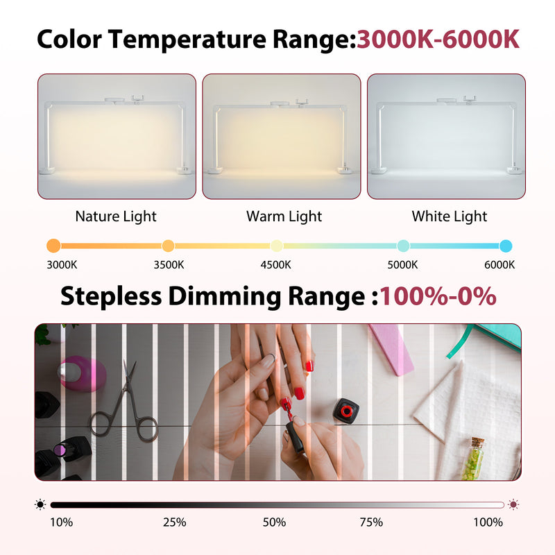 Advwin Foldable Nail Light with Phone Holder