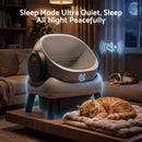 Advwin Self-Cleaning Cat Litter Box w/ Open Top & App Control