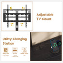 Advwin 130cm LED TV Cabinet with Adjustable Mount