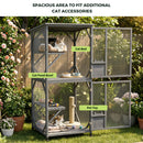 Advwin 4 Tiers Catio Outdoor Cat Enclosure