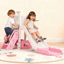 Advwin 6 in 1 L-Shaped Toddler Slide Indoor Baby Slide