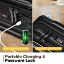 Advwin 20"+14" Hardshell Luggage Set with Power Bank Pocket
