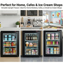 Advwin 60L Upright Freezer with LED Interior Light