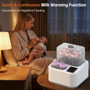 Advwin Baby Bottle Sterilizer & Warmer with LCD Timer