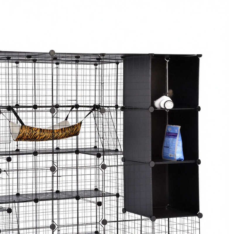 Advwin Cat Enclosures DIY Pet Kennels Playpen for 1-6 Cats