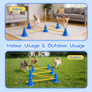 Advwin Dog Agility Hurdle Cone Obstacle Course Set