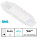 Advwin Male Dog Diaper Wraps 50 Count Large Size