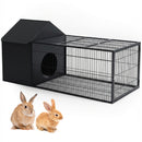 Advwin Large Metal Rabbit/Bunny Cage w/ Slide-Out Tray