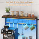 Advwin 4 Tiers Kitchen Bakers Rack with Power Outlet