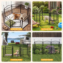 Advwin 8-Panel Outdoor Dog Playpen with Door