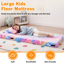 Advwin 3-in-1 Toddler Folding Sofa Bed with Pillow