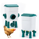 Advwin 12kg Automatic Chicken Feeder & 11L Waterer Set