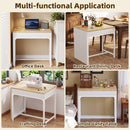Advwin Folding Dining Table with Hidden Storage