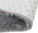 Advwin Non-Slip Shaggy Rugs Floor Rug Grey