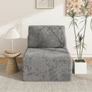 Advwin Armless Sofa Chair Chenille Fabric Modular Sofa