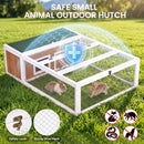 Advwin Wooden Rabbit Hutch Bunny Cage