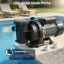 Advwin 2.7HP Pool Pump 2000W Self Priming High Flow Pump