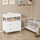 Advwin Baby Changing Table w/ 4 Storage Drawers