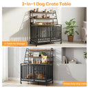 Advwin 39.4" Wooden Dog Crate Furniture & Storage Shelf