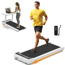 Advwin Walking Pad Manual Incline Treadmill White