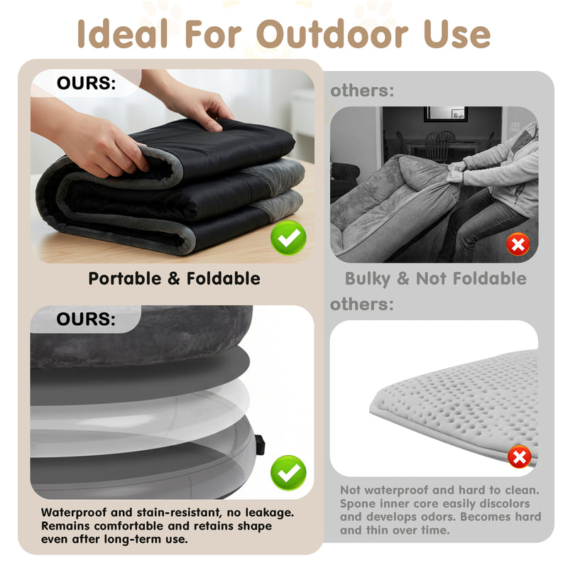 Advwin Inflatable Human Dog Bed with Inflator