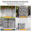 Advwin Leaf Metal Privacy Screen 119x183.5cm