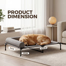 Advwin Outdoor Elevated Dog Bed with Breathable Mesh