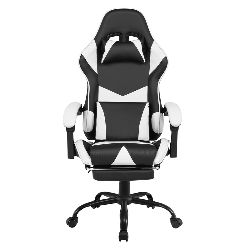 Advwin Computer Gaming Chair with Footrest 135° Tilt