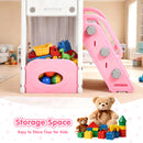 Advwin 6 in 1 L-Shaped Toddler Slide Indoor Baby Slide