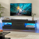 Advwin 152cm LED TV Stand High Gloss Cabinet w/ Drawer