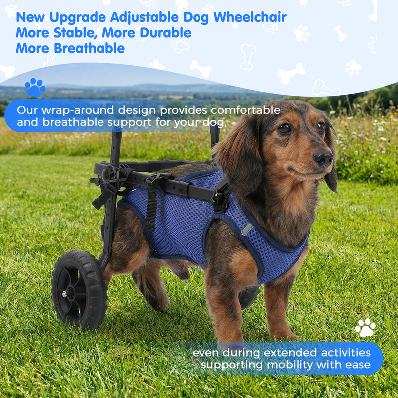 Advwin Small Dog Wheelchair for Disabled Pets