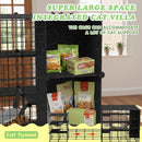 Advwin Cat Enclosures DIY Pet Kennels Playpen for 1-6 Cats