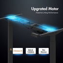 Advwin Dual Motor Electric Height Adjustable Standing Desk 120cm