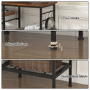 Advwin TV Stand 120cm Industrial Entertainment Unit