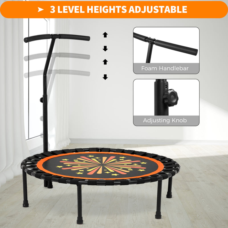 Advwin 40Inch Mini Fitness Trampoline Rebounder