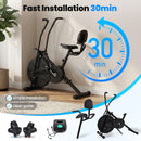 Advwin Air Exercise Bike with Heart Rate Monitor & LCD Display