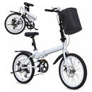 Advwin 20" Folding Bicycle with 6-Speed Dual Brake System