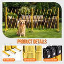 Advwin 520cm Expandable Pet Gate with 6 Casters