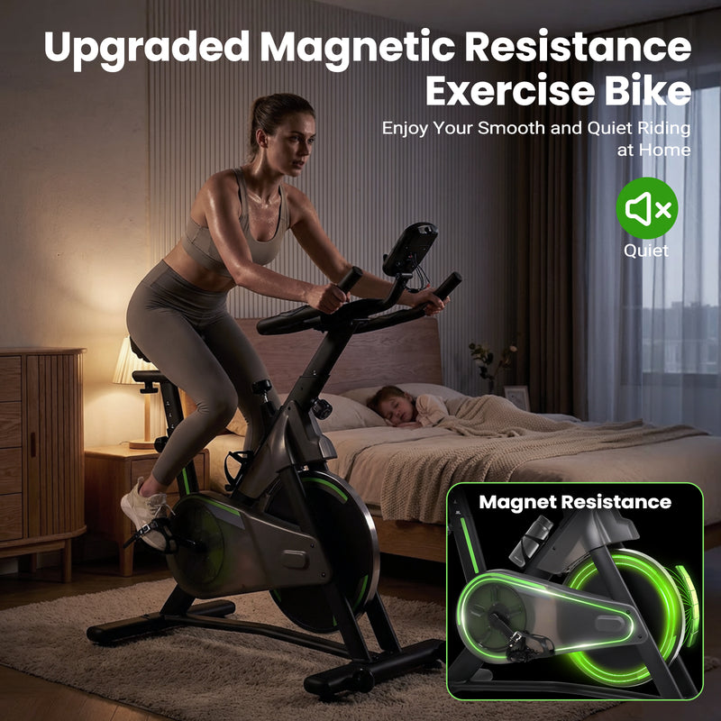 Advwin Exercise Bike with 6kg Flywheel