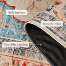 Advwin Vintage Thick Carpet Non-Slip Washable Rug Red (Pre-Order)