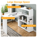 Advwin Manicure Table with Dust Collector Rotating Reversible