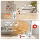 Advwin Bladeless Tower Fan 2 in 1 Electric Heater Fan