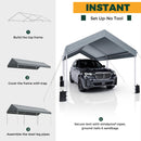 Advwin 3x6m Waterproof Carport Canopy Portable Garage