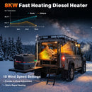 Advwin 8KW Portable All-in-One Diesel Heater