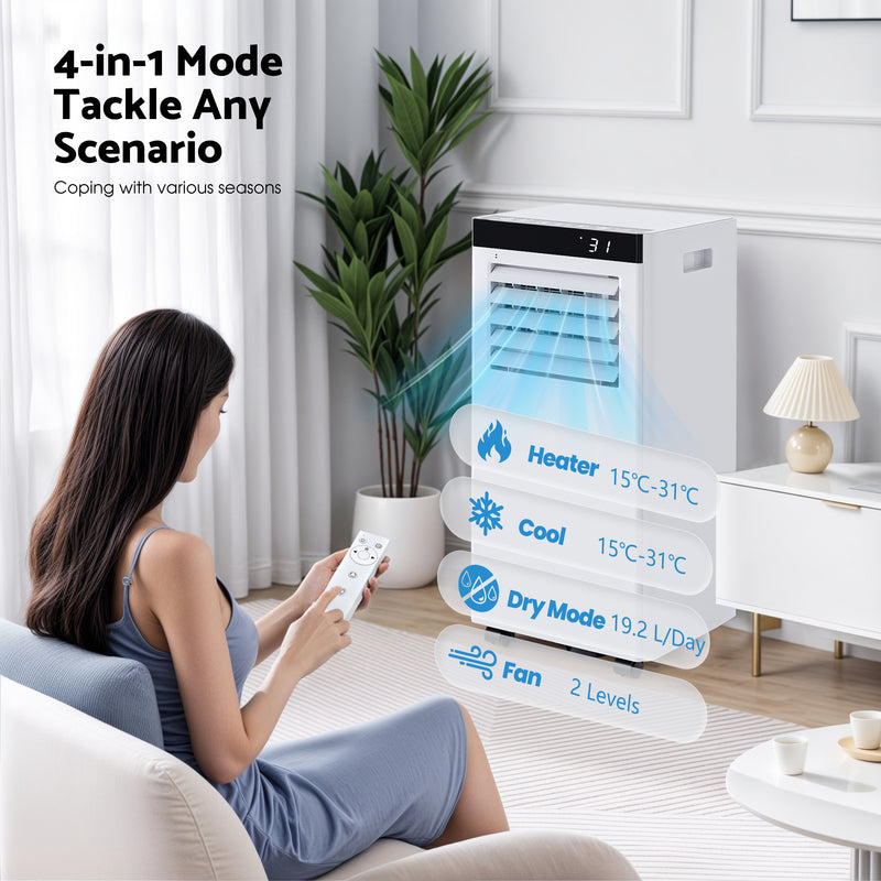 Advwin 4-in-1 2Kw Portable Air Conditioner