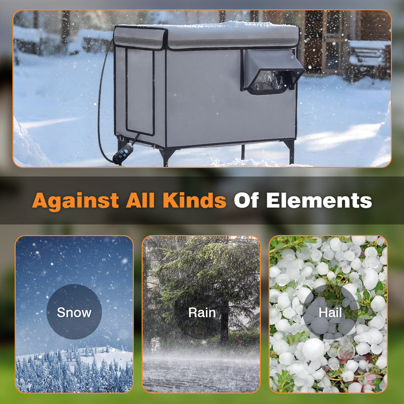 Advwin Heated Cat House for Outside Winter