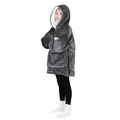 Advwin Oversized Sherpa Wearable Blanket Hoodie Kids