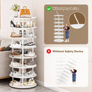 Advwin 7-Tier Free Standing Rotating Shoe Rack