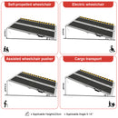 Advwin Wheelchair Ramp 5FT Portable Folding Aluminium Ramp